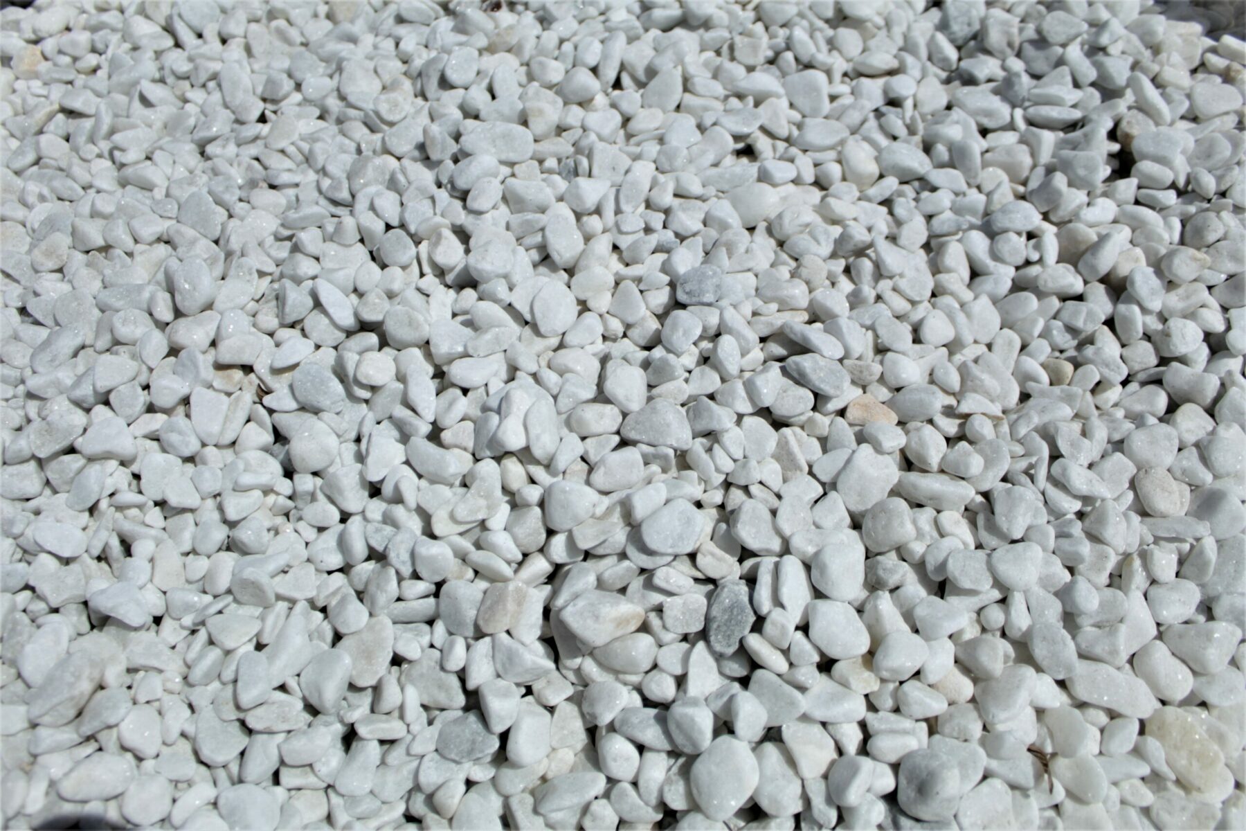 Galet marbre blanc (8/16)